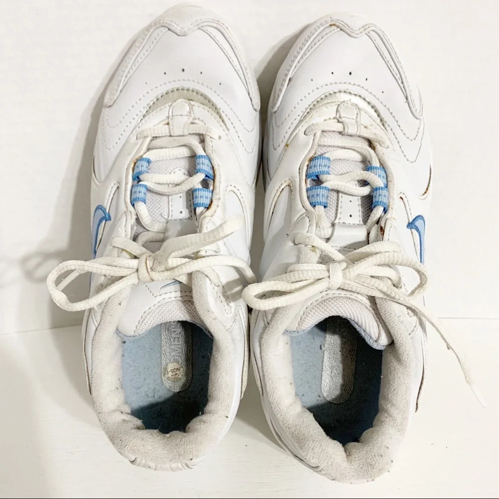Nike Air Training Style: 311277-141 Running Athletic Shoes Sneakers White Blue